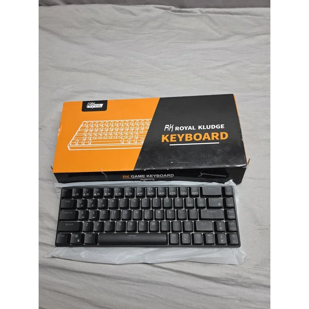 Mechanical Gaming Wireless Keyboard Royal Kludge RK61 Red Switch Hot-Swap